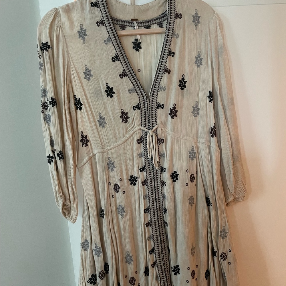 Free people embroidered dress